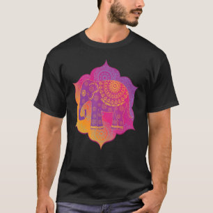 Elephant Mandala Mindfulness Loving Kindness Medit T-Shirt