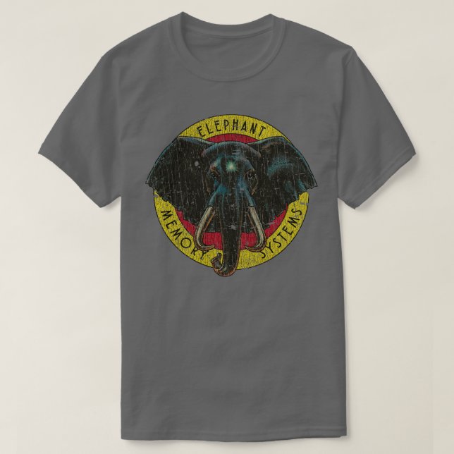 Elephant Memory Systems 1980 T-Shirt (Design Front)