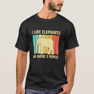 Elephant Men Women Boys Girls Elephant T-Shirt