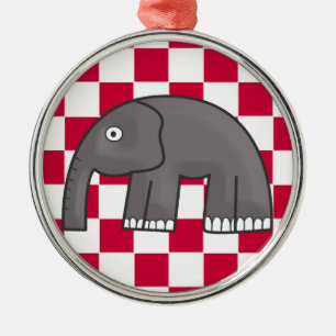 elephant metal tree decoration