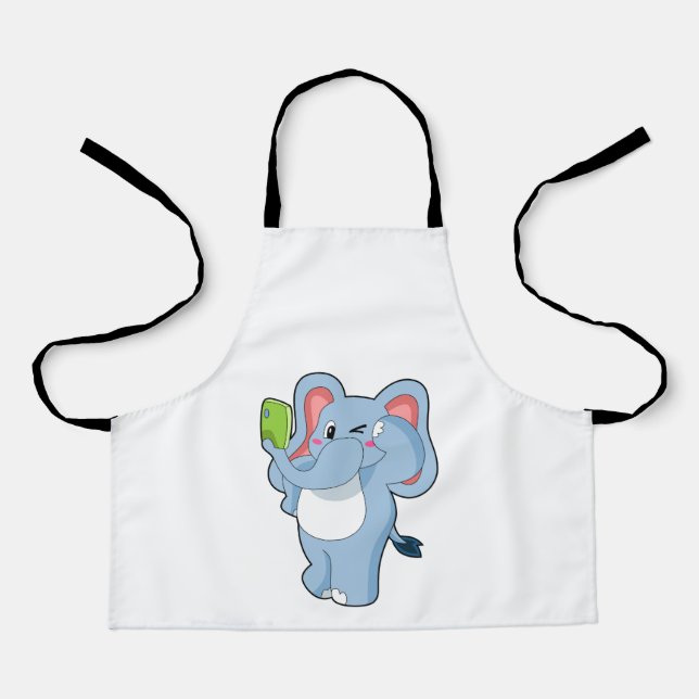 Elephant Mobile Apron (Front)