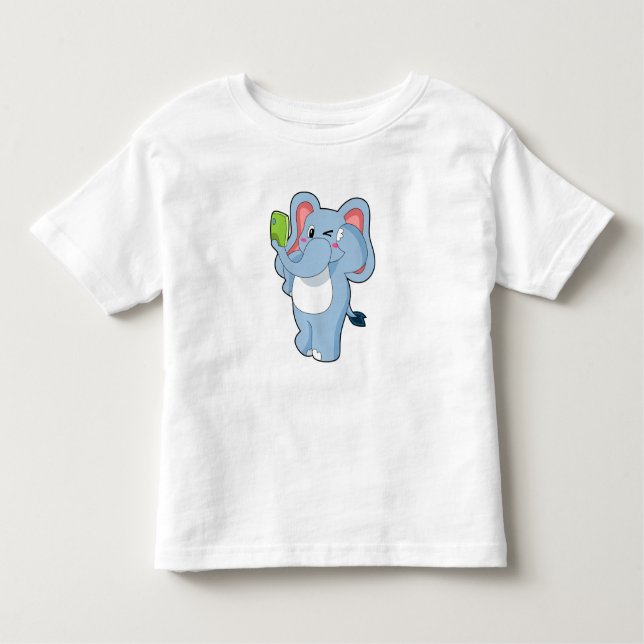 Elephant Mobile Toddler T-Shirt (Front)