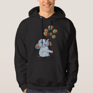 Elephant Mom Autism Child Awareness Choose Kindnes Hoodie