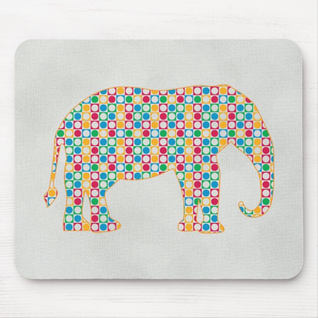 Elephant Mouse Pad (Front)