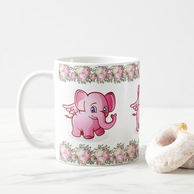 Elephant Mugs (With Donut)