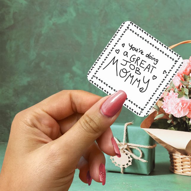 Elephant Mum & Me Mother's Day  Square Sticker (Elephant Mum & Me Mother's Day Square Sticker)