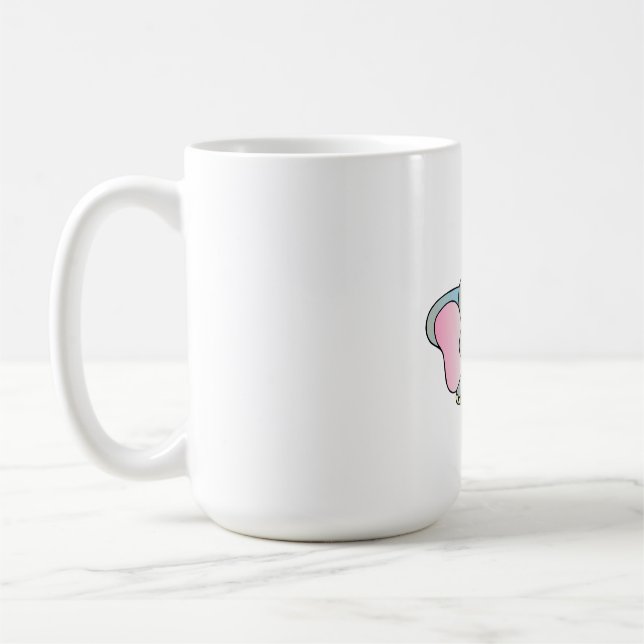 Elephant, Nature, Balloon Coffee Mug (Left)