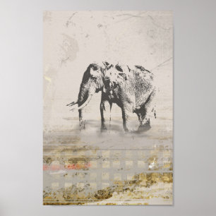Elephant Nomad Wildlife Print