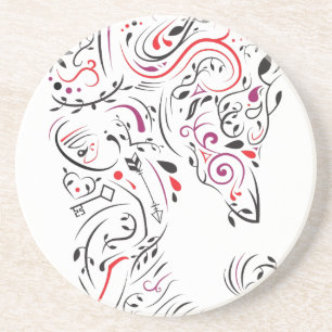 elephant ornate coaster