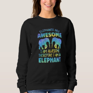 Elephant Outfit for Elephant Lovers Apparel Women  Sweatshirt