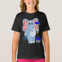 Elephant Painting Paint brush Paint bucket