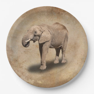 ELEPHANT PAPER PLATE