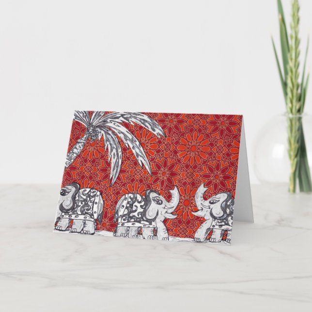 Elephant Parade 3 Card (Front)