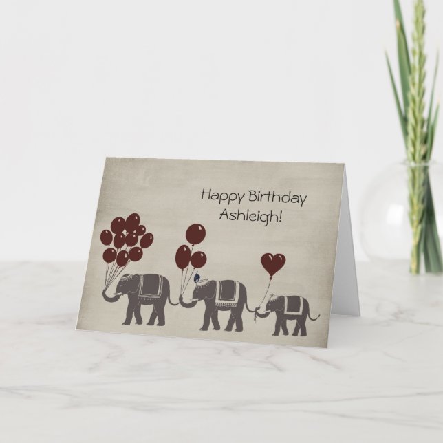 Elephant Parade Card (Front)