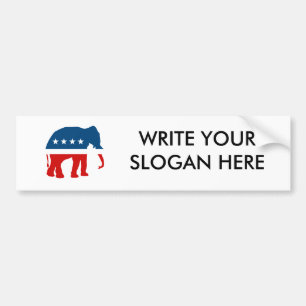 ELEPHANT PARTY BUMPER STICKER