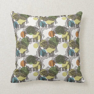 Elephant Pattern Cushion