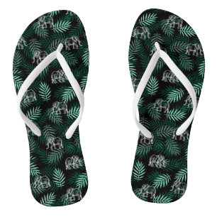 Elephant Pattern Jandals