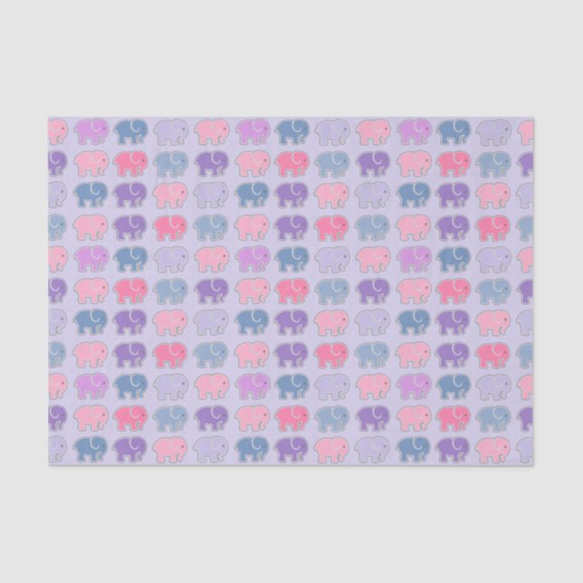 Elephant Pattern Tissue Paper (Front)