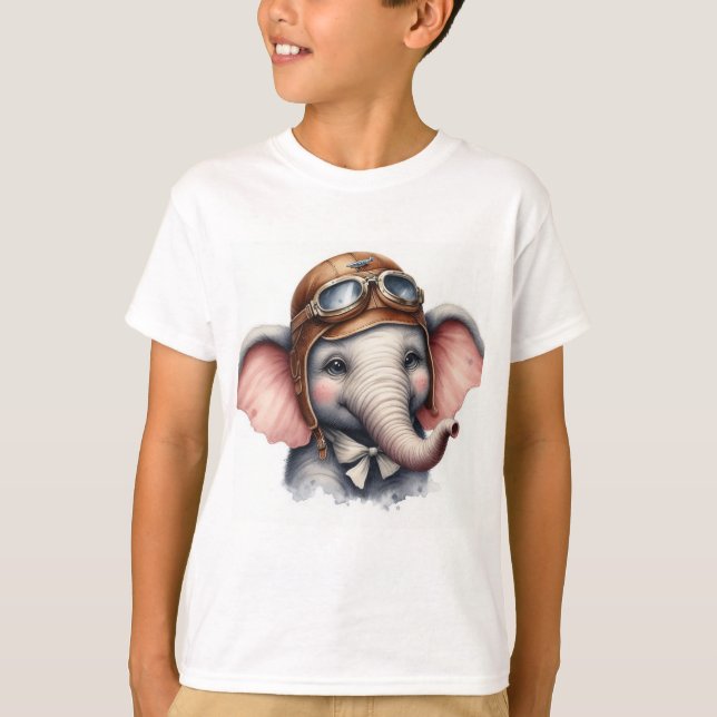 Elephant Pilot T-Shirt (Front)