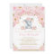 Elephant Pink Floral Baby Shower by Mail Girl