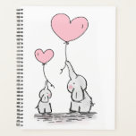Elephant Planner<br><div class="desc">Interesting design with elephant and love</div>