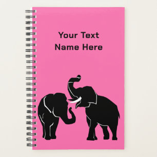 Elephant Planner with Custom Text and Colour