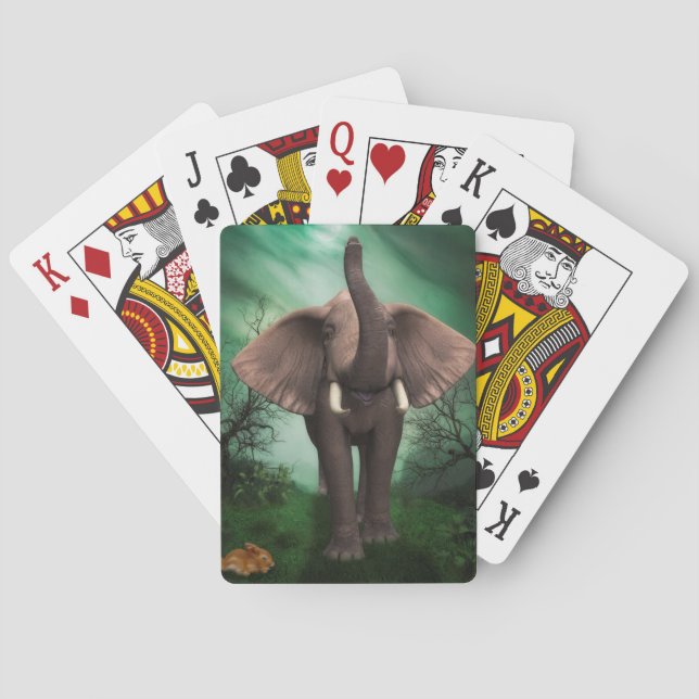 Elephant Playing Cards (Back)