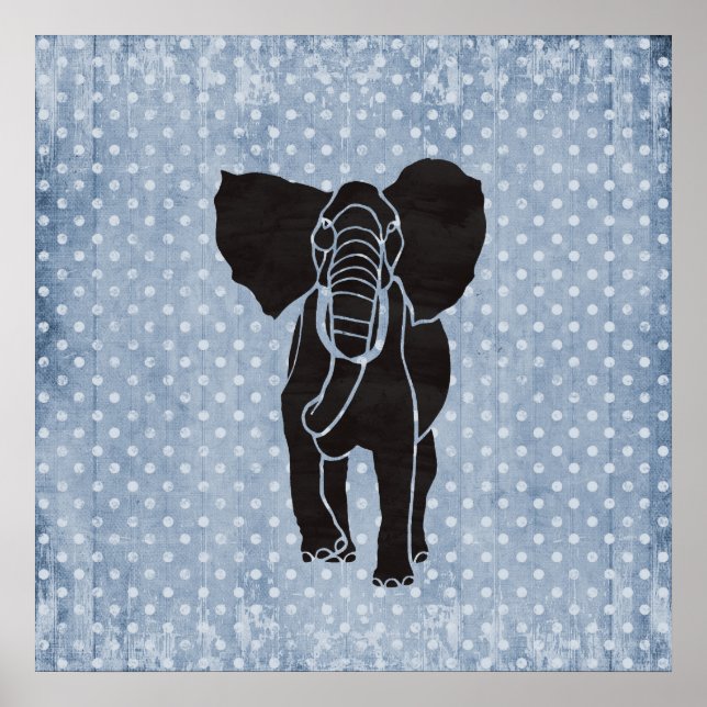Elephant Polka Poster (Front)