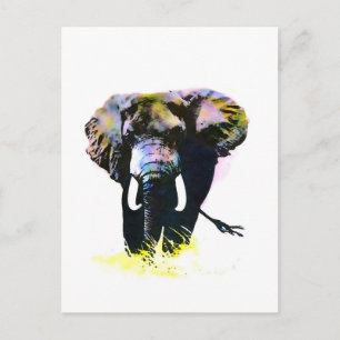 Elephant Postcard