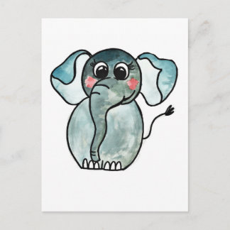 Elephant Postcard