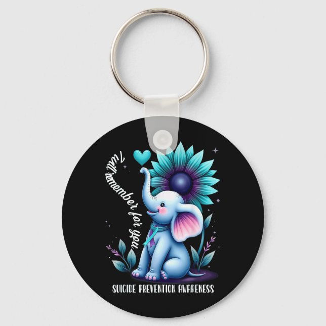 Elephant Prevention Awareness Key Ring (Front)