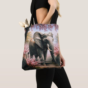 Elephant Queen Tote Bag
