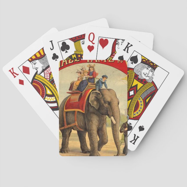 Elephant Red Book Playing Cards (Back)