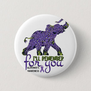 Elephant Remember For You Heimerheimer Heimerheime 6 Cm Round Badge