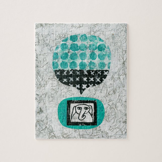 Elephant Remembering Jigsaw Puzzle (Vertical)