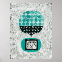 Elephant Remembering Poster Wall Art