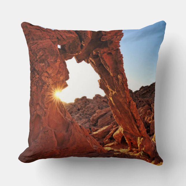 Elephant Rock in the Valley of Fire Cushion (Front)