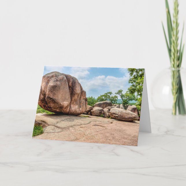Elephant Rocks State Park Greeting Card (Front)