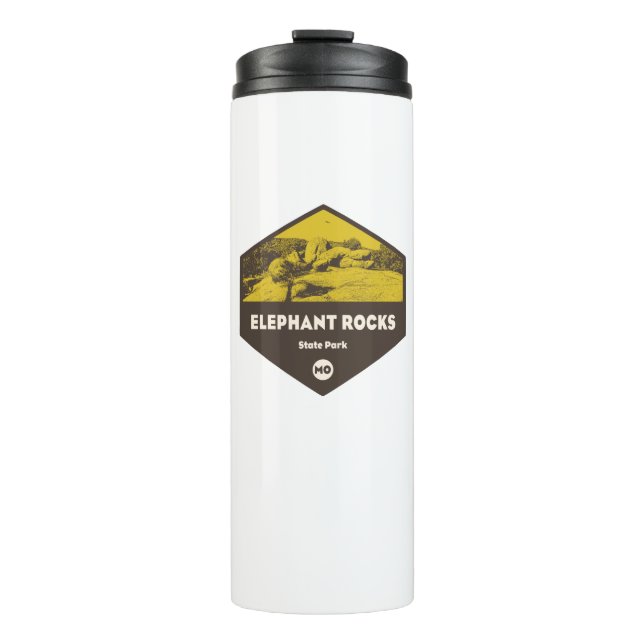 Elephant Rocks State Park Missouri Thermal Tumbler (Front)