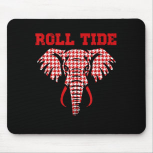 Elephant Roll Tide Women Kids Boys Girls Youth Tee Mouse Pad
