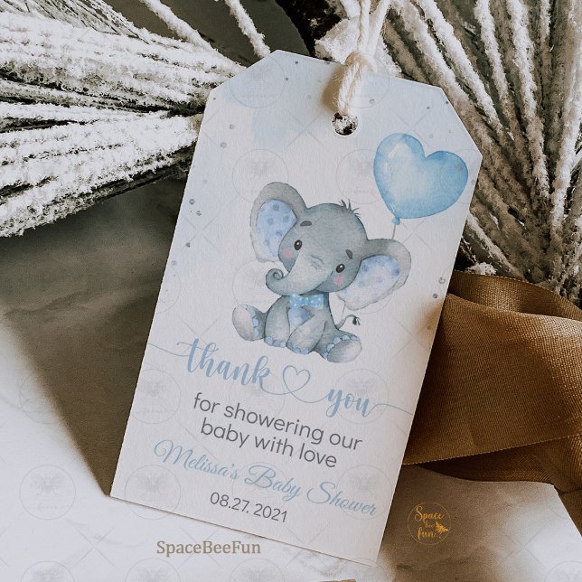 Elephant Safari Baby shower  Gift Tags (Elephant Safari, Baby Shower, Gift Tags, Safari Theme, Jungle Baby Shower, Elephant Tags, Party Favo)