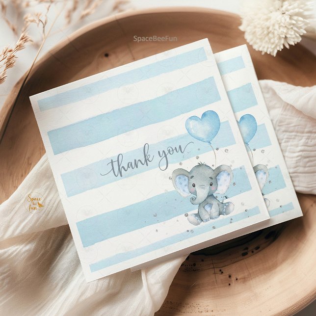 Elephant Safari Baby shower  Napkin (Elephant Safari Baby Shower Invitation Elephant Safari Baby Shower Invitation Boy Planning a baby sh)