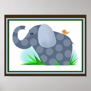 Elephant safari Nursery wall decor