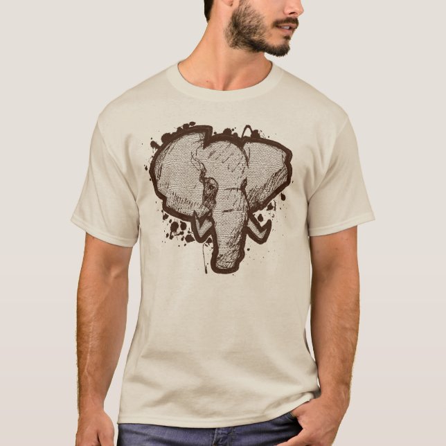 Elephant Safari T-Shirt (Front)