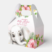 Elephant Safari Tropical Jungle Baby Shower