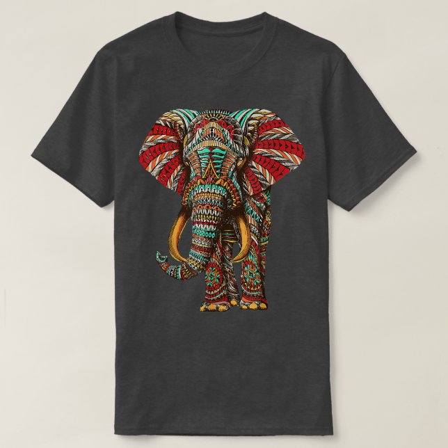 Elephant Save the Animals  T-Shirt (Design Front)