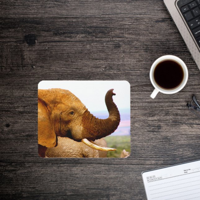 Elephant Scents Wildlife Photography Mousepad (Creator Uploaded)