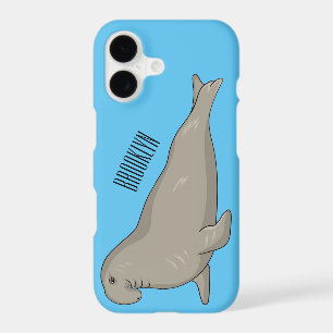 Elephant seal cartoon illustration 