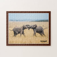 Elephant Serengeti Africa Savanna Wildlife