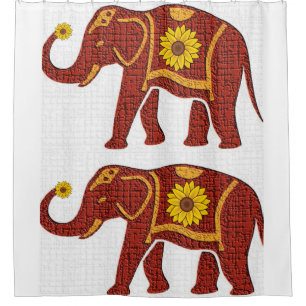 Elephant Shower Curtain